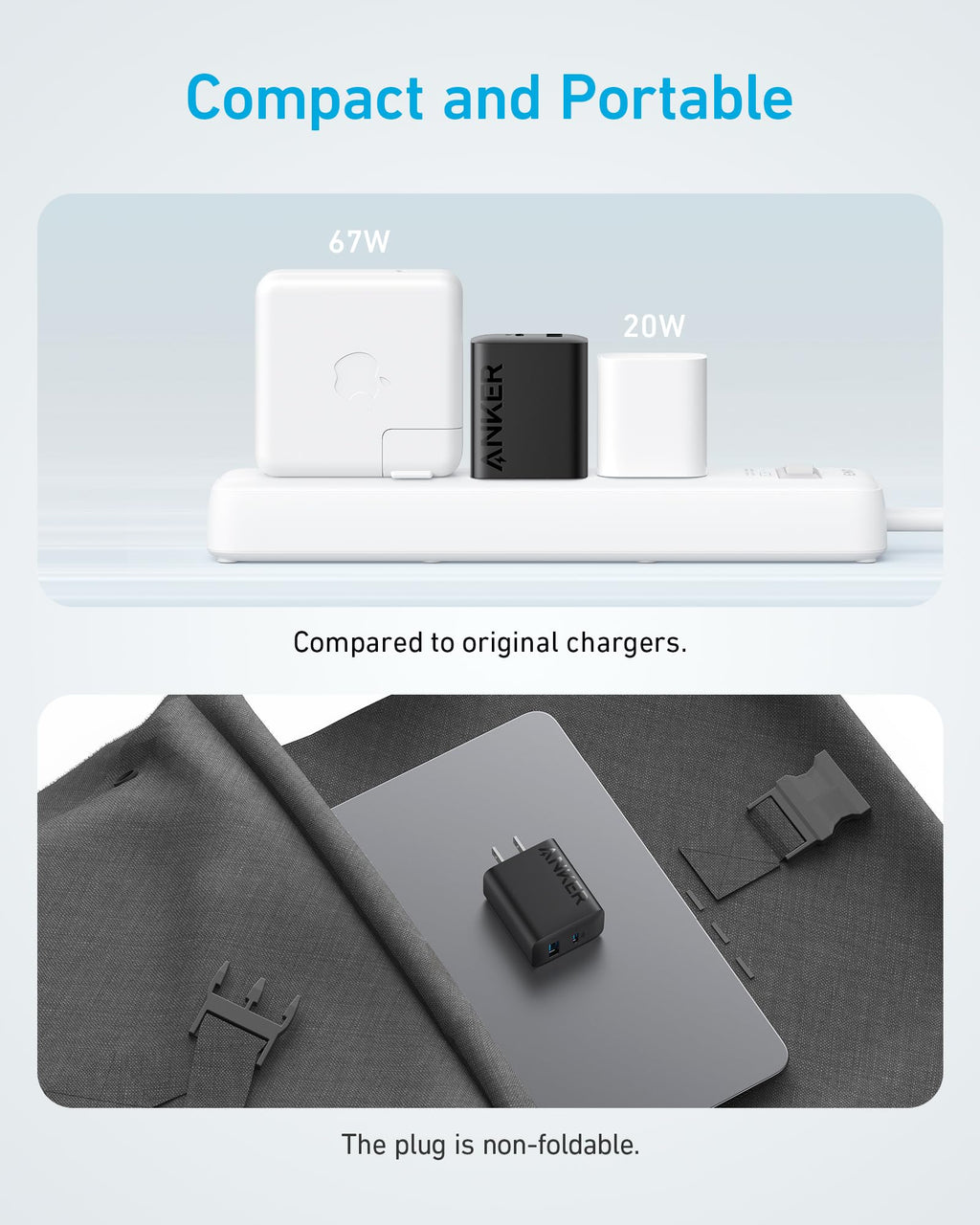 Anker 20W Fast Wall Charger (2-Pack) WM