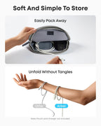 Anker cable with braided body for tangle-free storage
