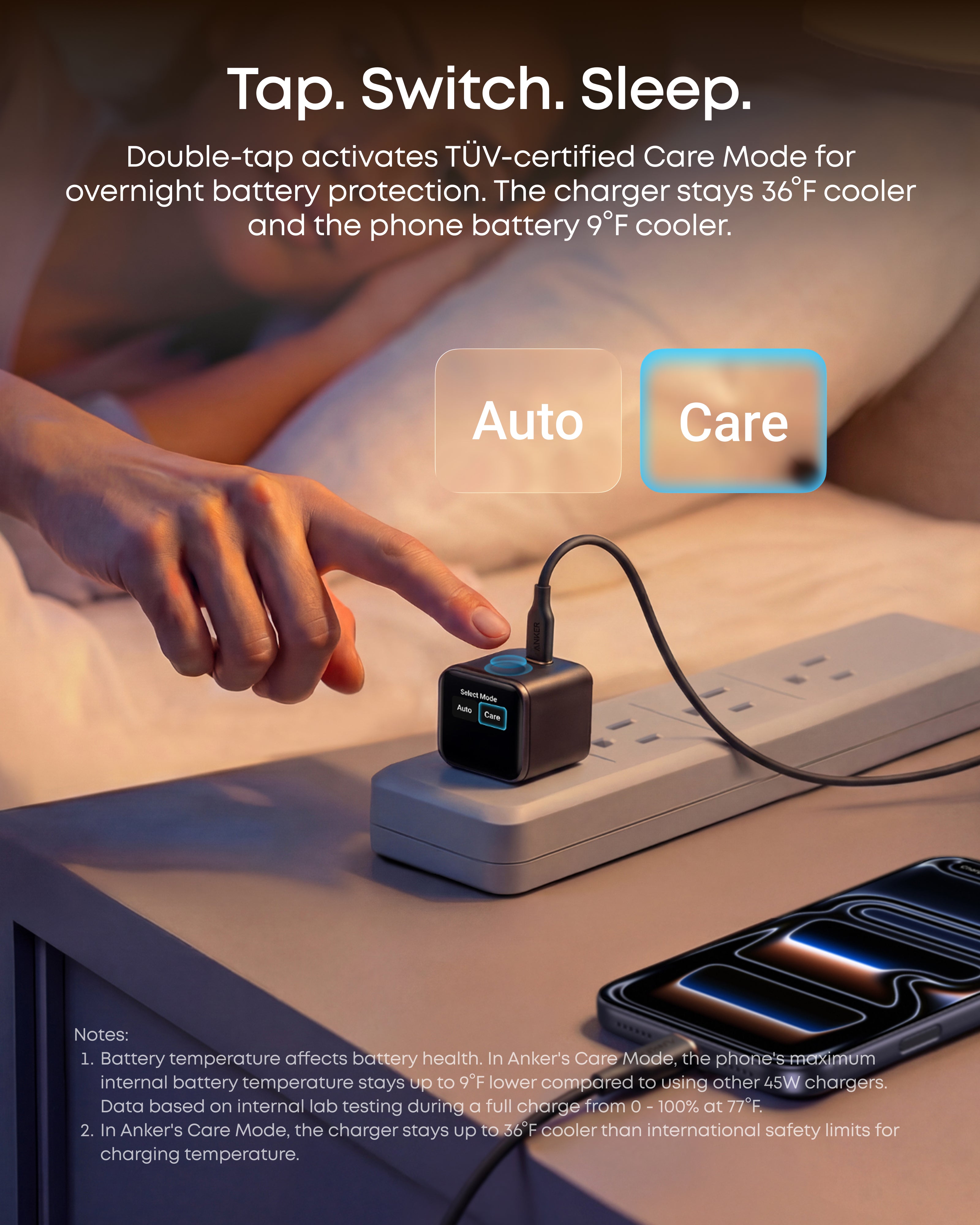 Anker Nano Charger (45W, Smart Display, 180° Foldable) WM