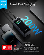 Anker with 3-in-1 fast charging for 200W output