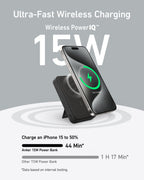 Anker 15W Power Bank with ultra-fast wireless charging for iPhone 15