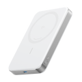 Anker wireless power bank with sleek white design and USB-C port