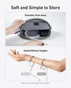 Anker Charger (140W, 4-Port, PD 3.1) with USB-C Cable and Anker USB-C to USB-C Cable (6 ft, 240W, Upcycled-Braided)
