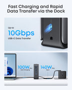 Anker dock with 10Gbps USB-C transfer for fast charge