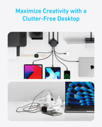 Anker with tidy workspace for clutter-free desktop