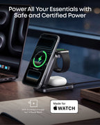 Anker Prime Wireless Charging Station (3-in-1, MagGo, AirCool, Foldable)