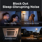 soundcore sleep earbuds blocks snoring and appliance hum for sleep