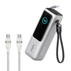 Anker Laptop Power Bank (25K, 165W, Built-In and Retractable Cables) WM