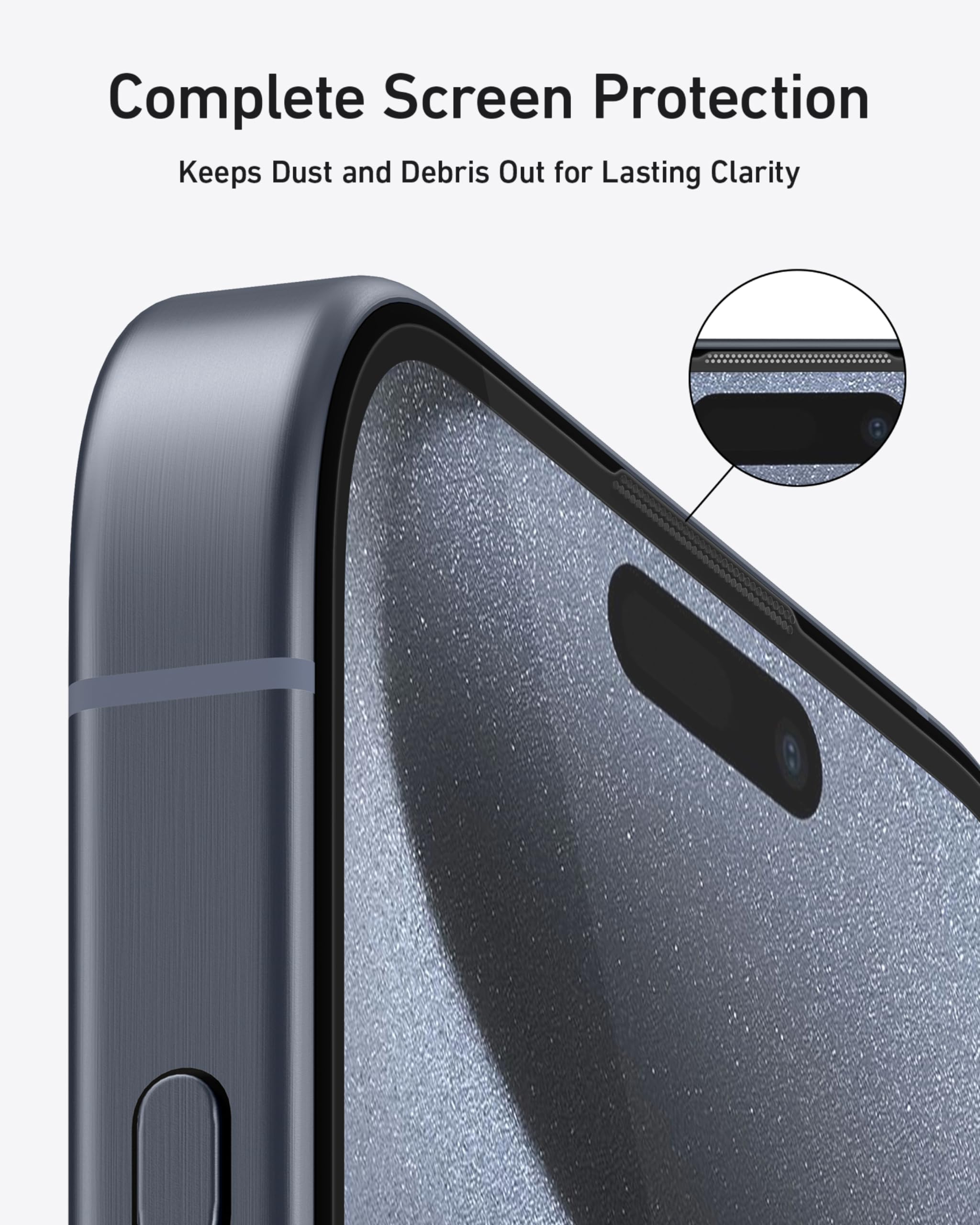 Anker Screen  Protector Kit   (Aerospace-Grade Glass, 2-Pack)