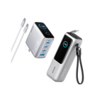 Anker Laptop Power Bank (25K, 165W, Built-In and Retractable Cables) WM